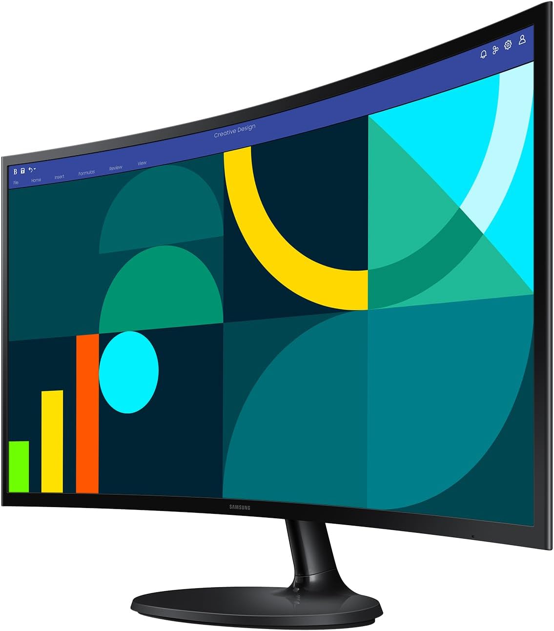 Samsung Essential S3 (S36GD) Curved Monitor - FHD, 1800R Curved Screen, 100Hz