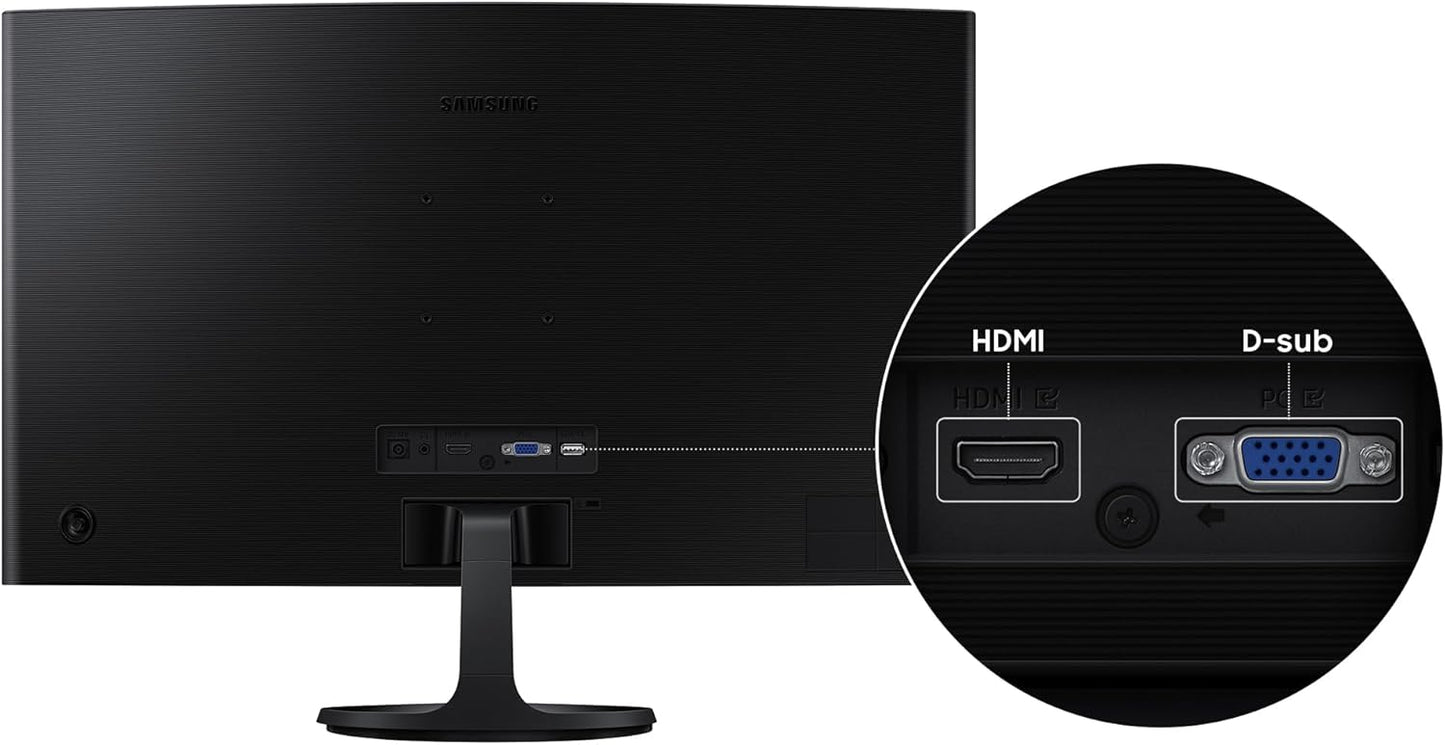 Samsung Essential S3 (S36GD) Curved Monitor - FHD, 1800R Curved Screen, 100Hz